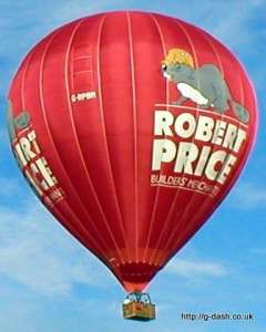 G-RPBM hot air balloon, added to the archive 27 August 2026. Photograph by JEM Ballooning
