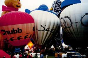 G-SAXO hot air balloon, added to the archive 27 August 2026. Photograph by G Duke