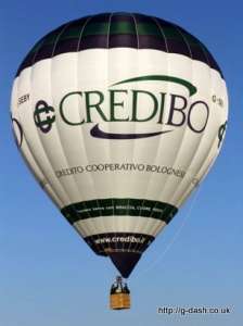 G-SEBY hot air balloon, added to the archive 27 August 2026. Photograph by slowfly.it