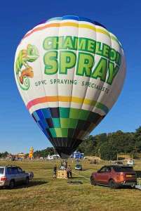 G-SPRY hot air balloon, added to the archive 27 August 2026. Photograph by Bob Garnett