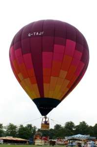 G-TAJF hot air balloon, added to the archive 27 August 2026. Photograph by Richard Gahan