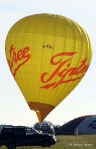 G-TIPJ hot air balloon, added to the archive 27 August 2026. Photograph by Kevin Boon