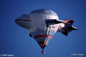 G-UMBO hot air balloon, added to the archive 7 September 2026. Photograph by Neil Ivison