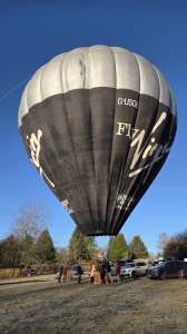 G-USGB hot air balloon, a Thunder AND Colt Colt 105A, seen at Speen, West Berkshire, United Kingdom on 4 January 2026. Photograph by Dave