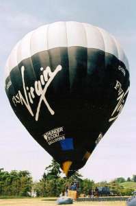 G-USGB hot air balloon, a Thunder AND Colt Colt 105A, added to the archive 7 September 2026. Photograph by A Gibson