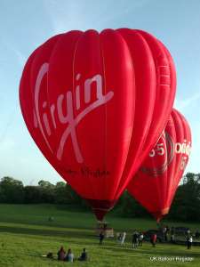 G-VBAE hot air balloon, added to the archive 27 August 2026. Photograph by Dan Whitelock