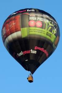 G-VGFS hot air balloon, added to the archive 27 August 2026. Photograph by Fay Shepherd