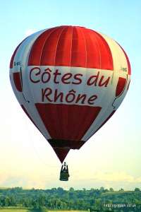 G-VINS hot air balloon, added to the archive 27 August 2026. Photograph by Mike Clarke