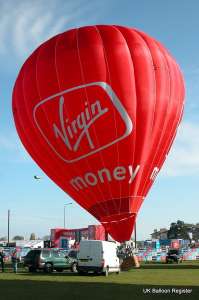 G-VMVM hot air balloon, added to the archive 27 August 2026. Photograph by Fay Shepherd