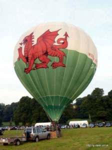 G-WYNT hot air balloon, added to the archive 27 August 2026. Photograph by Pat Whymer