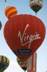 G-ZVBF hot air balloon, added to the archive 27 August 2026. Photograph by Andrew Garrett