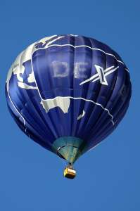 OO-BDX hot air balloon. Photograph by G Bann