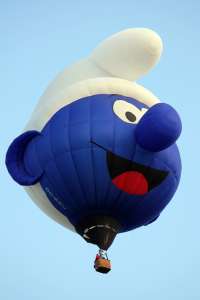 OO-BHC hot air balloon. Photograph by G Bann